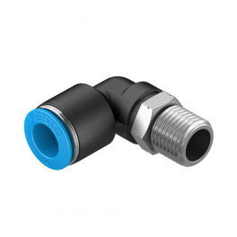 QSL-1/2-12 Угловой штуцер с цанговым зажимом и резьбой