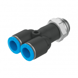 QSY-G1/4-10 Y-образное соединение с цанговым зажимом и резьбой