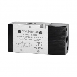 PIV-S-BP-38 Клапан пневмораспределительный 3/2-НЗ, G 3/8''